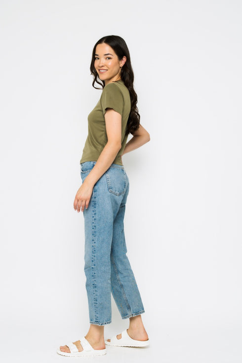 Claire-Crew Tee
